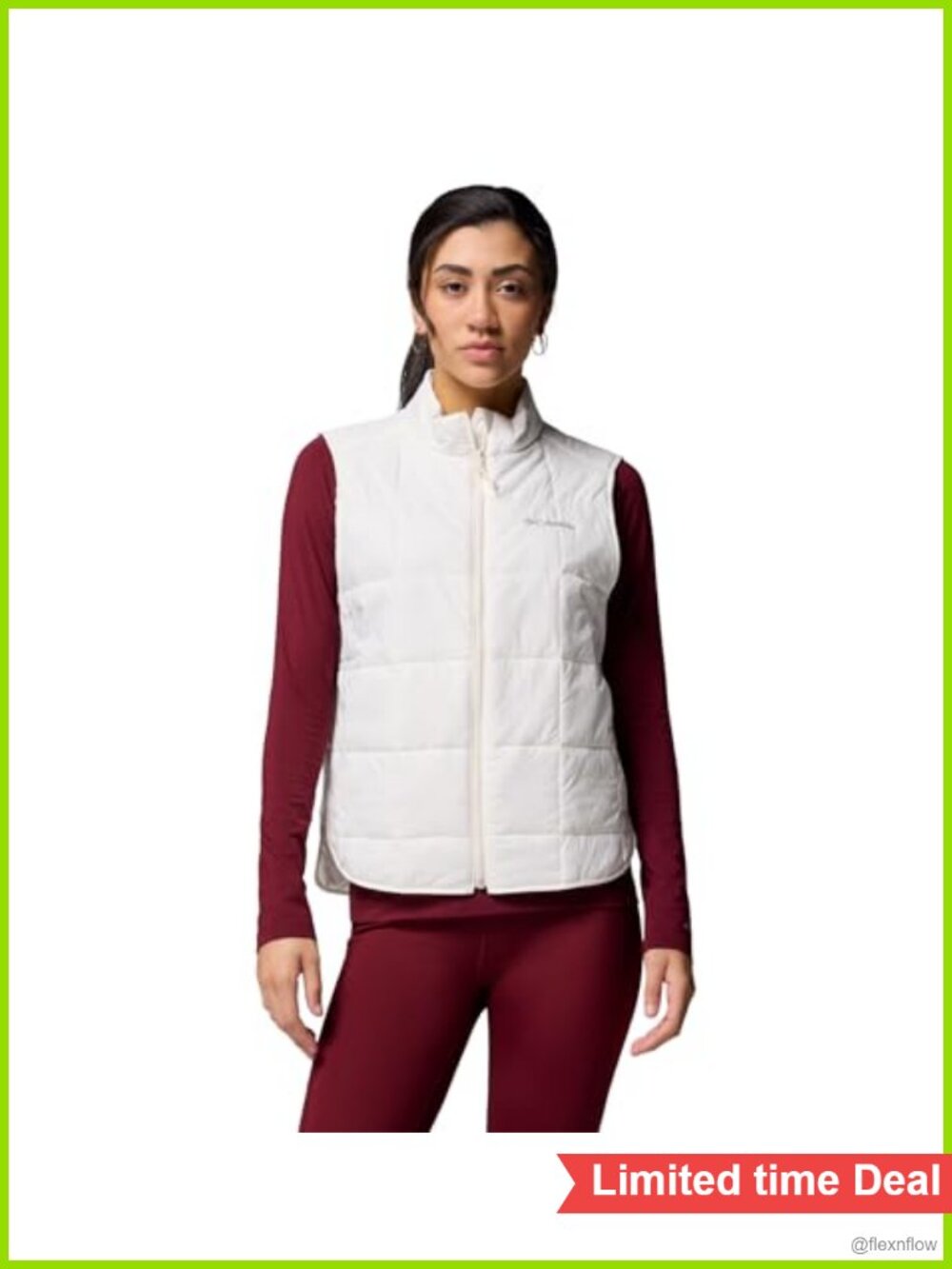Columbia Women's Quilted Insulated Packable Vest Sleeveless